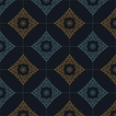 Vektör sanat süsleme için tasarım ile seamless modeli