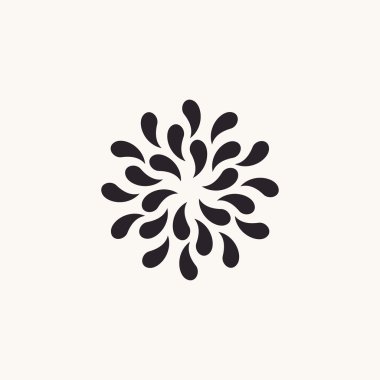 Vektör vintage çiçek arka plan. Siluet bitkiler damla siyah 