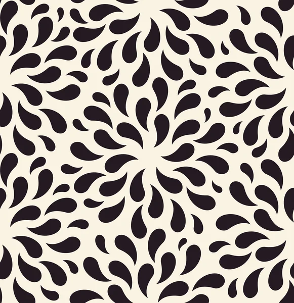 Patrón sin costura vectorial. Fondos vintage floral gotas foliag — Archivo Imágenes Vectoriales