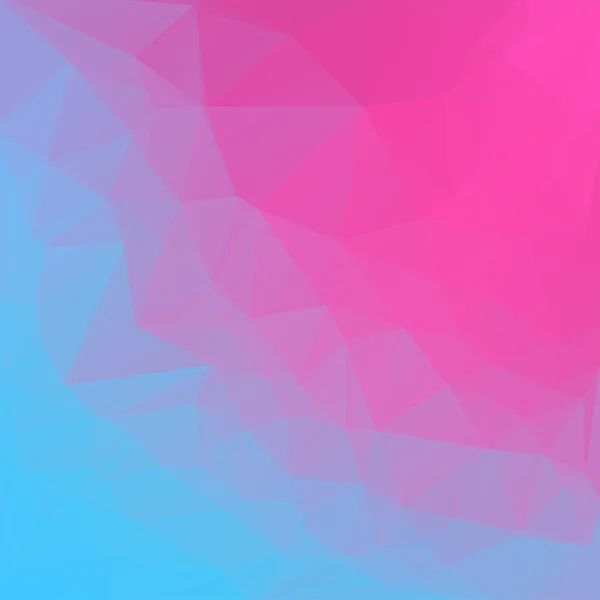 Pink blue abstract polygonal background. Vector mosaik — Free Stock Photo