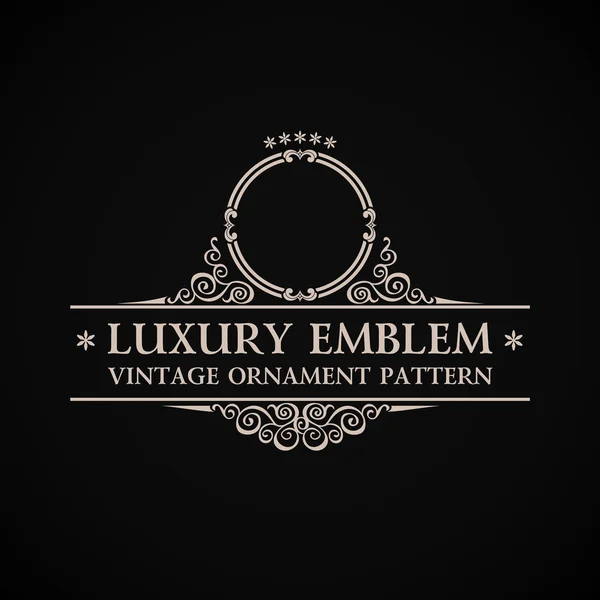 Vintage vector logo. Kalligrafische elegante inrichting element — Stockvector