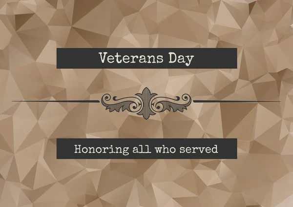 Brochure poster sjablonen in veterans day — Stockvector