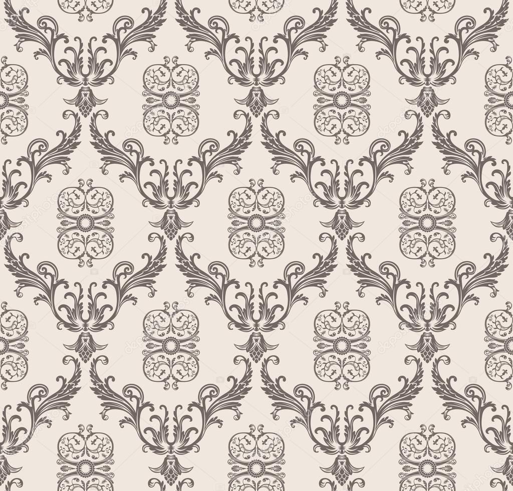 Vector seamless pattern with art ornament for design