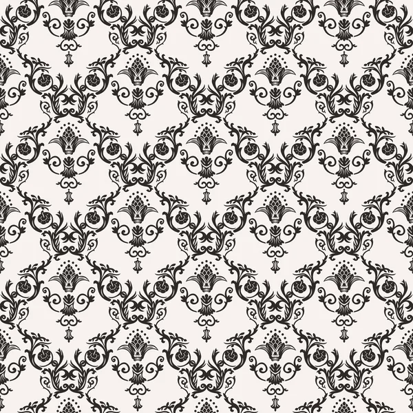 ベクトルのシームレスなビンテージ背景黒白い壁紙 ストックベクター C Extezy