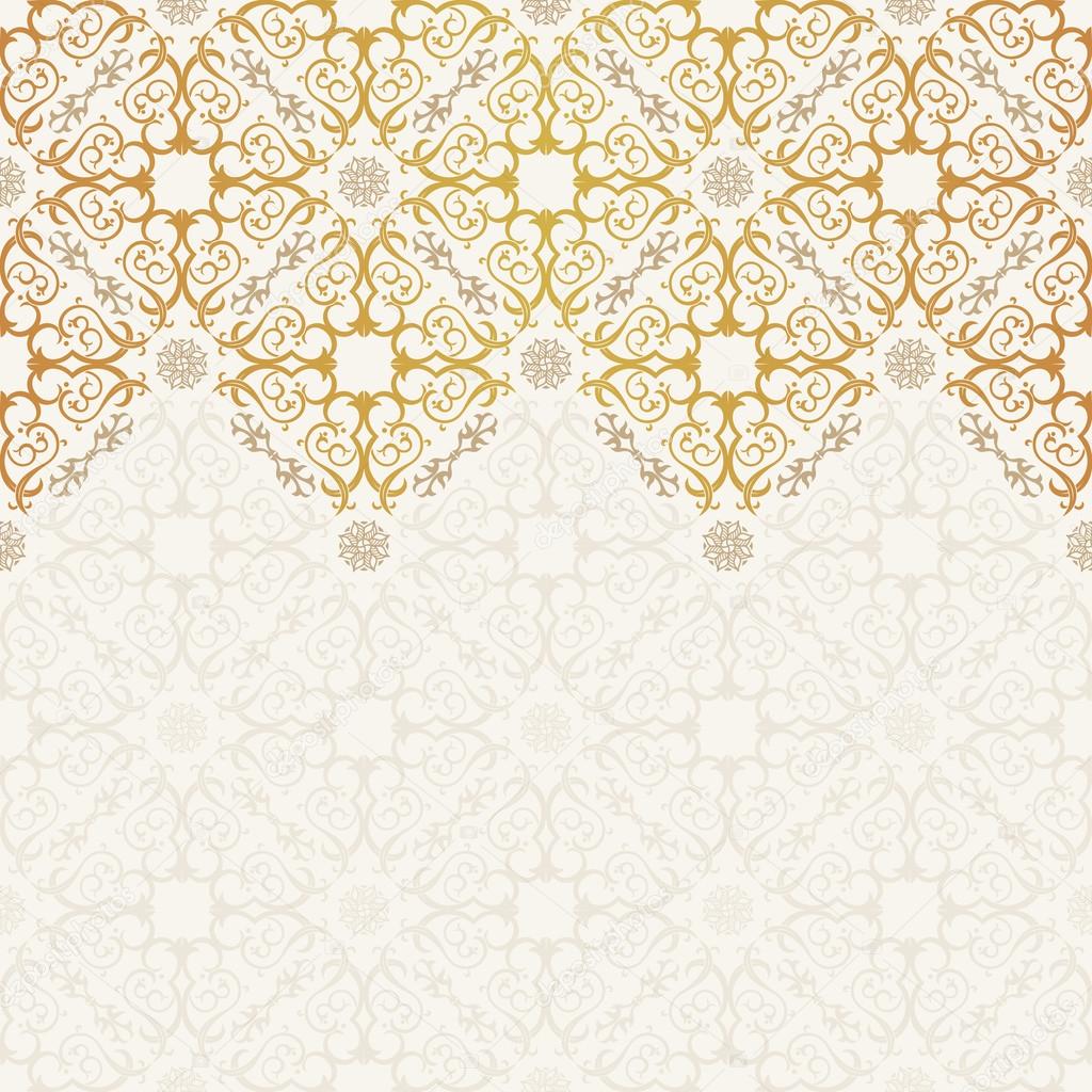 Vector seamless pattern with art ornament for design