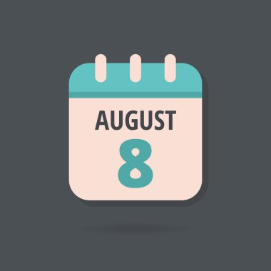 Takvim simgesi vektör illüstrasyonu