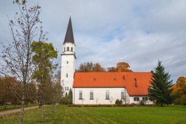 Sigulda 'daki St. Berthold Eski Evangelic Luteryan Kilisesi,