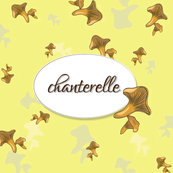 Vektör çizim mantar ile