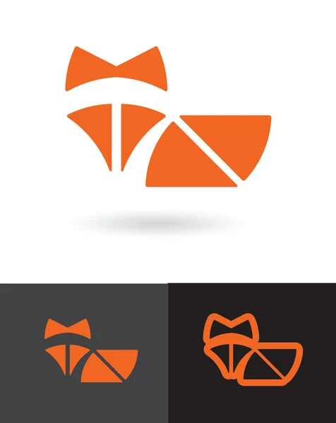 Logo Orange Fox — Wektor stockowy