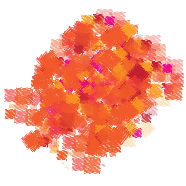 橘红色草绘背景 — 图库矢量图片