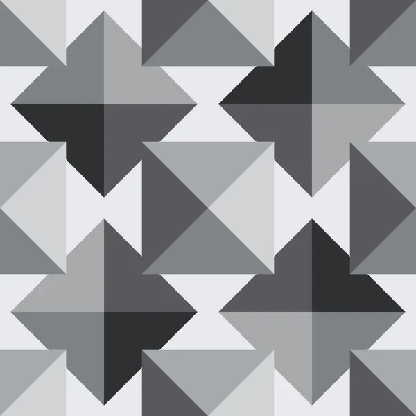 ピラミッドのシームレスなパターン — ストックベクタ