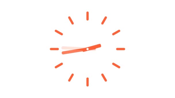 时钟移动的时间 — 图库视频影像