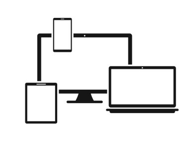 Tablet laptop monitör ayarlanan telefon