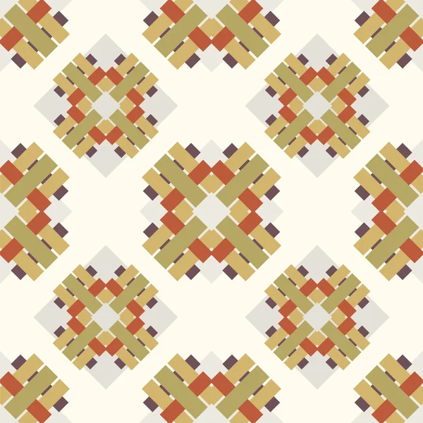 Azulejos abstractos patrón sin costura — Archivo Imágenes Vectoriales