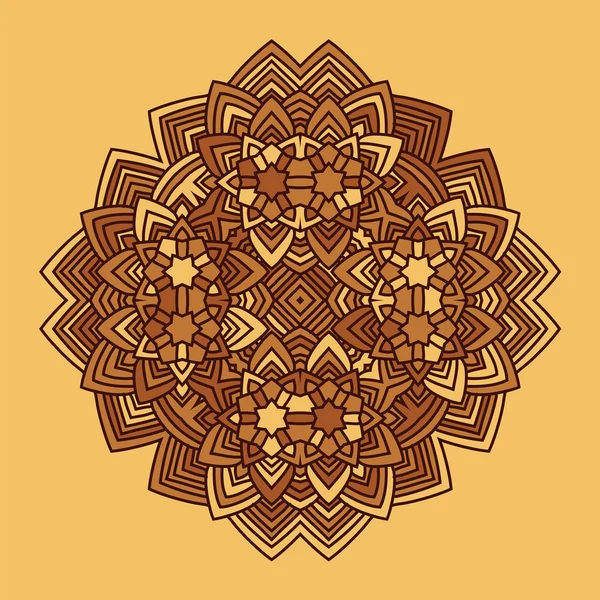 Abstracte bloemen mandala vector — Stockvector