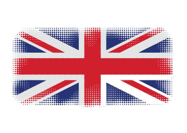 İngiltere bayrak sembolü noktalı resim
