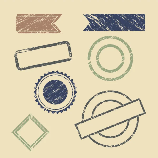 Vintage stempel frames — Stockvector