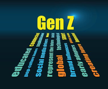 generation z word clipart