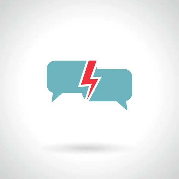 konuşma balonu yıldırım