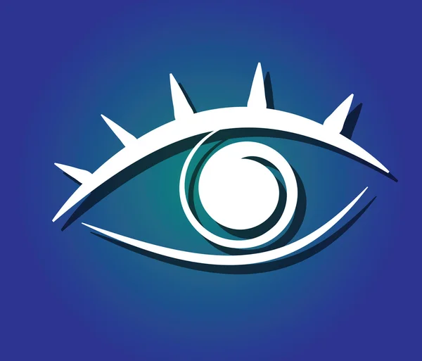 Vetor de símbolo ocular — Vetor de Stock