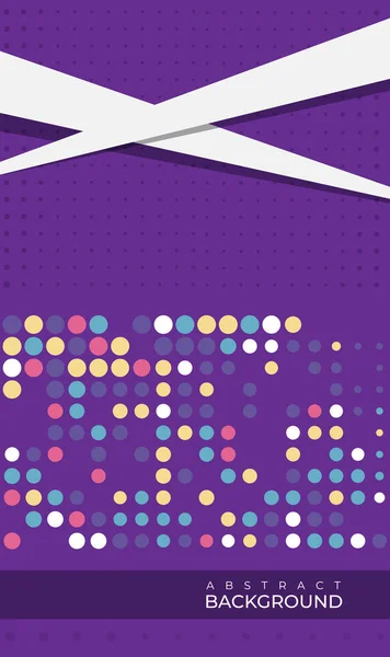 Fundo Vetorial Violeta Vertical Abstrato Layout Padrão Brochura Banner — Vetor de Stock