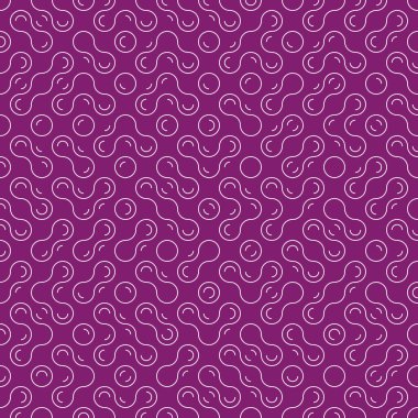 Çember çizgisi minimum geometrik şablon. Soyut, pürüzsüz model vektör arkaplanı