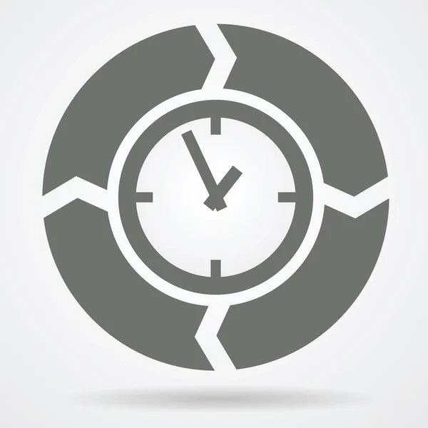 Tiempo ciclo web icono — Vector de stock