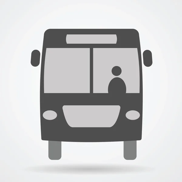 Buss-ikonen webbdesign — Stock vektor
