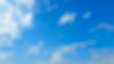 Mavi gökyüzü arka plan bulanıklık