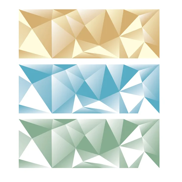 Abstrait bas fond panoramique poly — Image vectorielle