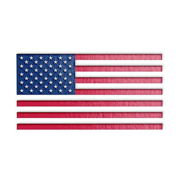 Bandera americana — Foto de Stock