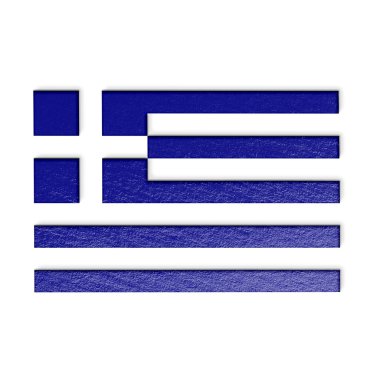 Yunanistan bayrağı illüstrasyon