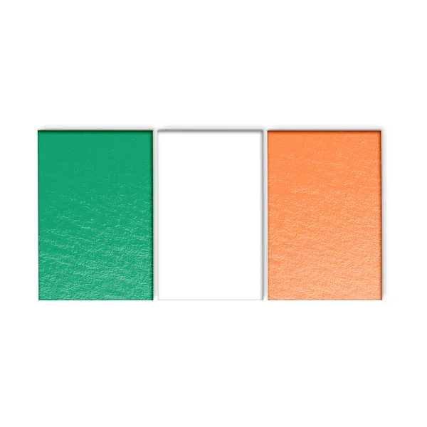 Ilustración de la bandera de Irlanda — Foto de Stock