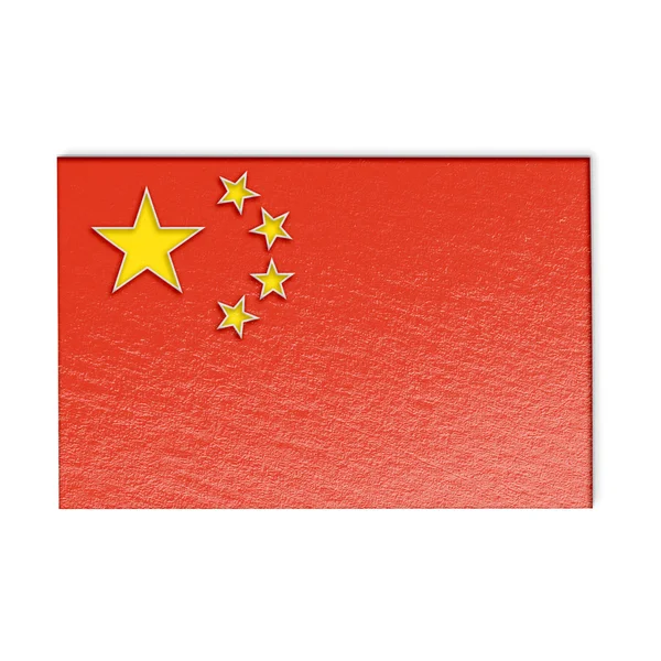 Иллюстрация флага Китая — стоковое фото