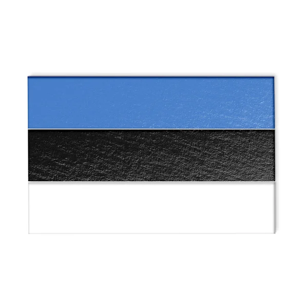 Estonia illustration du drapeau national — Photo