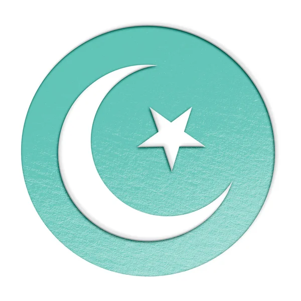 Иллюстрация символов ислама — стоковое фото