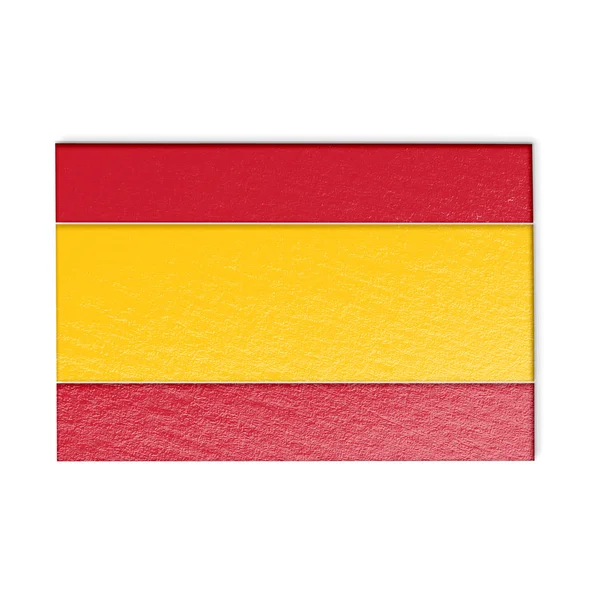 スペイン国旗のイラスト — ストック写真