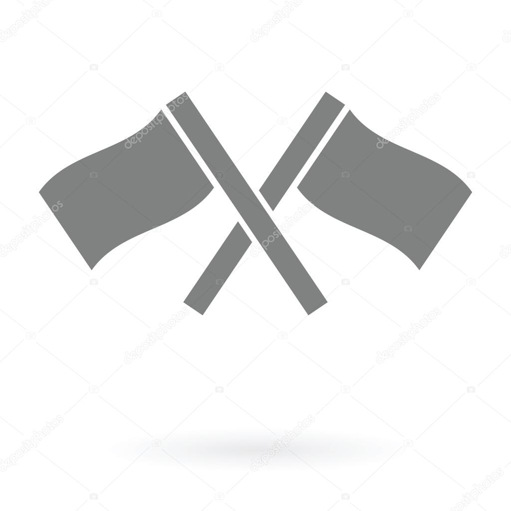 crossed flags icon