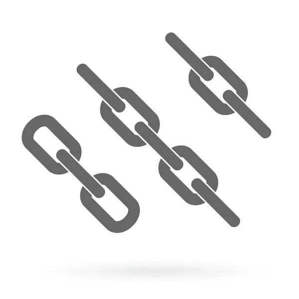 Icono de cadenas — Vector de stock