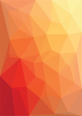 Soyut kırmızı düşük Poli arka plan