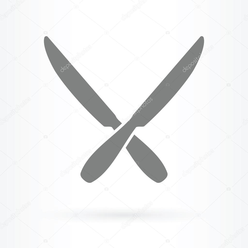 crossed knife icon