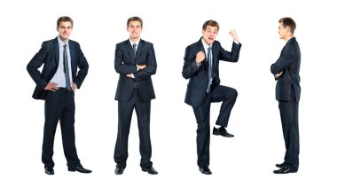 gülümseyen iş adamı