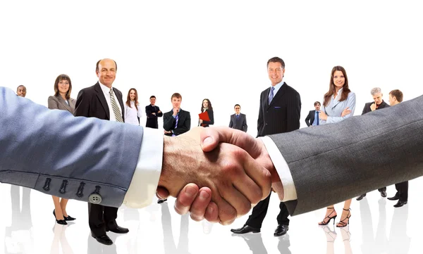 karşılıklı iş adamları arka plan grup üzerinde