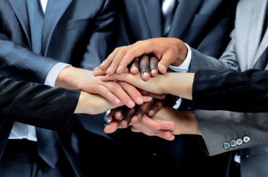 işçilerin elleriyle birlikte grup