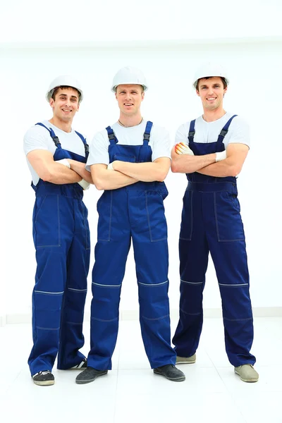 Groep van professionele industriële werknemers — Stockfoto