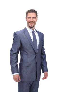 Başarılı gülümseyen iş adamı