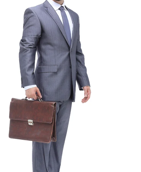 Businessman in grey suit — Stock Photo, Image