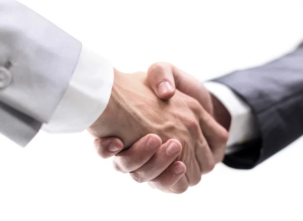 Бизнес-партнеры пожимают руки — стоковое фото
