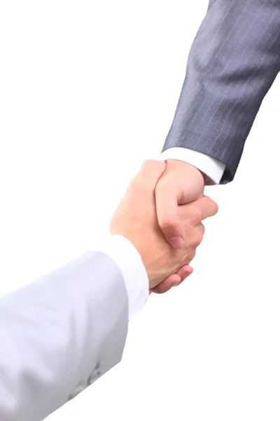 Handshake isolated on white  background — Stock Photo, Image