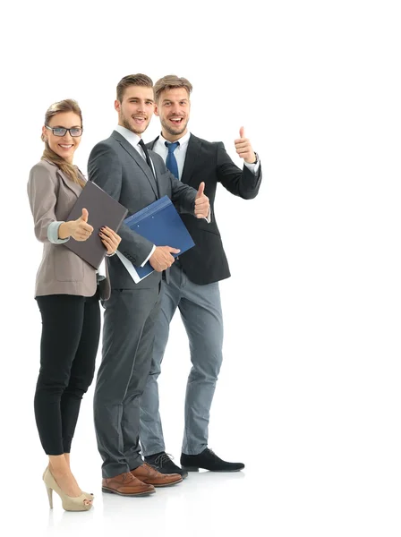 Successful business people looking happy and confident — Stock Photo, Image
